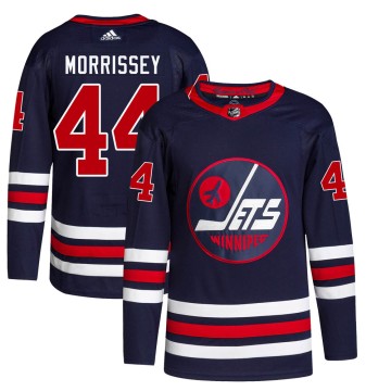 Authentic Adidas Men's Josh Morrissey Winnipeg Jets 2021/22 Alternate Primegreen Pro Jersey - Navy