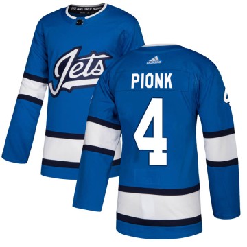 Authentic Adidas Men's Neal Pionk Winnipeg Jets Alternate Jersey - Blue