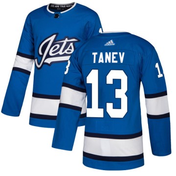 Authentic Adidas Youth Brandon Tanev Winnipeg Jets Alternate Jersey - Blue