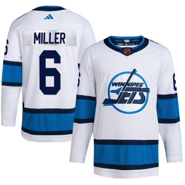 Authentic Adidas Youth Colin Miller Winnipeg Jets Reverse Retro 2.0 Jersey - White
