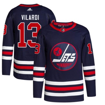 Authentic Adidas Youth Gabriel Vilardi Winnipeg Jets 2021/22 Alternate Primegreen Pro Jersey - Navy