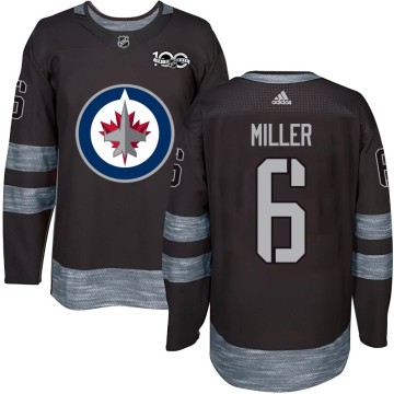 Authentic Youth Colin Miller Winnipeg Jets 1917-2017 100th Anniversary Jersey - Black