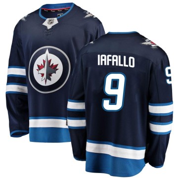 Breakaway Fanatics Branded Men's Alex Iafallo Winnipeg Jets Home Jersey - Blue