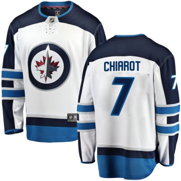 Breakaway Fanatics Branded Men's Ben Chiarot Winnipeg Jets Away Jersey - White