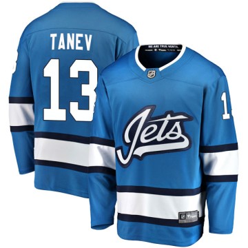 Breakaway Fanatics Branded Men's Brandon Tanev Winnipeg Jets Alternate Jersey - Blue