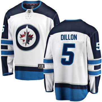 Breakaway Fanatics Branded Men's Brenden Dillon Winnipeg Jets Away Jersey - White