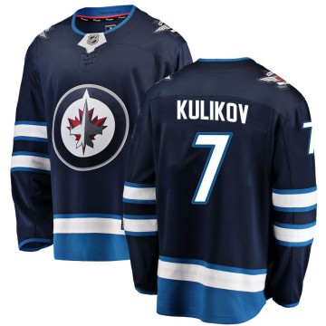 Breakaway Fanatics Branded Men's Dmitry Kulikov Winnipeg Jets Home Jersey - Blue
