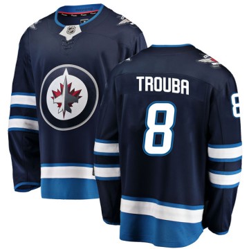 Breakaway Fanatics Branded Men's Jacob Trouba Winnipeg Jets Home Jersey - Blue