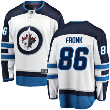 Breakaway Fanatics Branded Men's Jiri Fronk Winnipeg Jets Away Jersey - White