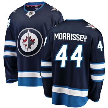 Breakaway Fanatics Branded Men's Josh Morrissey Winnipeg Jets Home Jersey - Blue