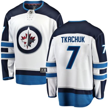 Breakaway Fanatics Branded Men's Keith Tkachuk Winnipeg Jets Away Jersey - White