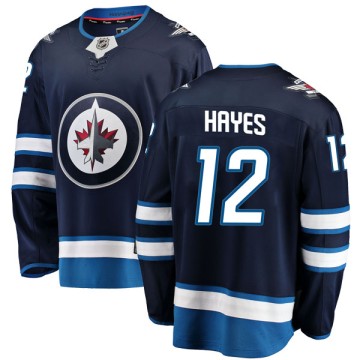 Breakaway Fanatics Branded Men's Kevin Hayes Winnipeg Jets Home Jersey - Blue