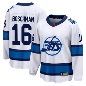 Breakaway Fanatics Branded Men's Laurie Boschman Winnipeg Jets Special Edition 2.0 Jersey - White