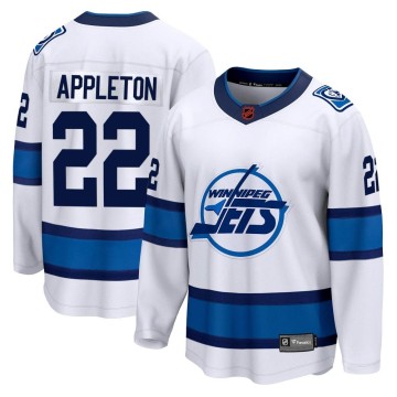 Breakaway Fanatics Branded Men's Mason Appleton Winnipeg Jets Special Edition 2.0 Jersey - White