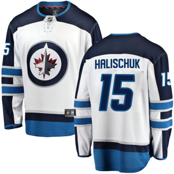 Breakaway Fanatics Branded Men's Matt Halischuk Winnipeg Jets Away Jersey - White
