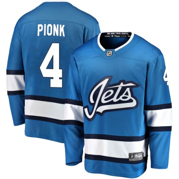Breakaway Fanatics Branded Men's Neal Pionk Winnipeg Jets Alternate Jersey - Blue