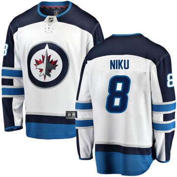 Breakaway Fanatics Branded Men's Sami Niku Winnipeg Jets Away Jersey - White
