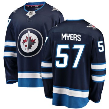 Breakaway Fanatics Branded Men's Tyler Myers Winnipeg Jets Home Jersey - Blue