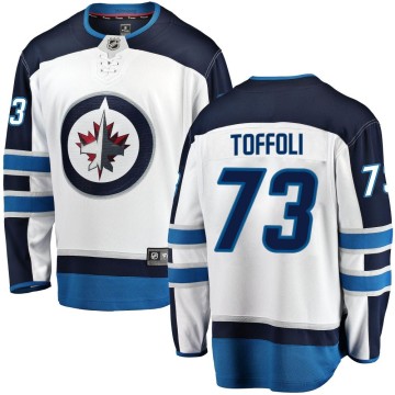 Breakaway Fanatics Branded Men's Tyler Toffoli Winnipeg Jets Away Jersey - White