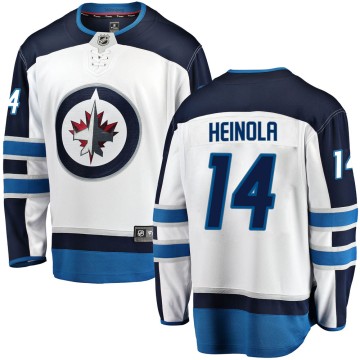Breakaway Fanatics Branded Men's Ville Heinola Winnipeg Jets Away Jersey - White