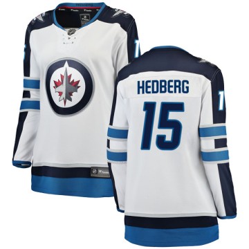 Breakaway Fanatics Branded Women's Anders Hedberg Winnipeg Jets Away Jersey - White