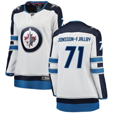 Breakaway Fanatics Branded Women's Axel Jonsson-Fjallby Winnipeg Jets Away Jersey - White