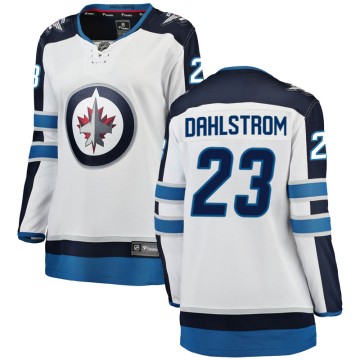 Breakaway Fanatics Branded Women's Carl Dahlstrom Winnipeg Jets Away Jersey - White
