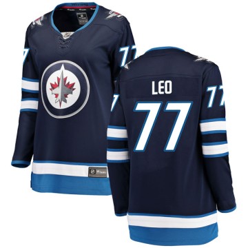 Breakaway Fanatics Branded Women's Chase De Leo Winnipeg Jets Home Jersey - Blue