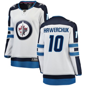 Breakaway Fanatics Branded Women's Dale Hawerchuk Winnipeg Jets Away Jersey - White