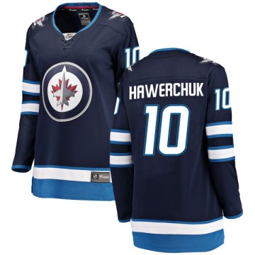 Breakaway Fanatics Branded Women's Dale Hawerchuk Winnipeg Jets Home Jersey - Blue