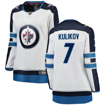 Breakaway Fanatics Branded Women's Dmitry Kulikov Winnipeg Jets Away Jersey - White