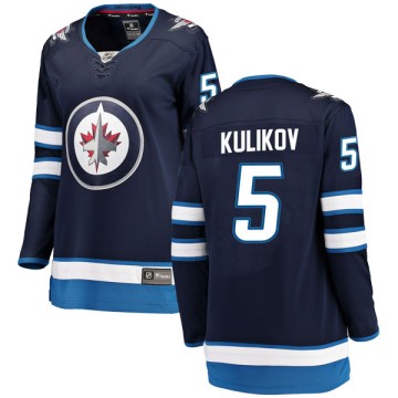 Breakaway Fanatics Branded Women's Dmitry Kulikov Winnipeg Jets Home Jersey - Blue