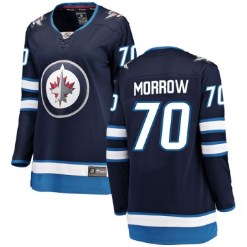 Breakaway Fanatics Branded Women's Joe Morrow Winnipeg Jets Home Jersey - Blue