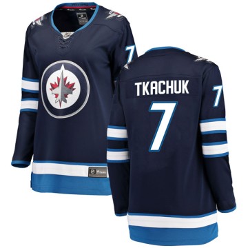 Breakaway Fanatics Branded Women's Keith Tkachuk Winnipeg Jets Home Jersey - Blue