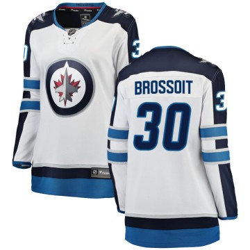 Breakaway Fanatics Branded Women's Laurent Brossoit Winnipeg Jets Away Jersey - White