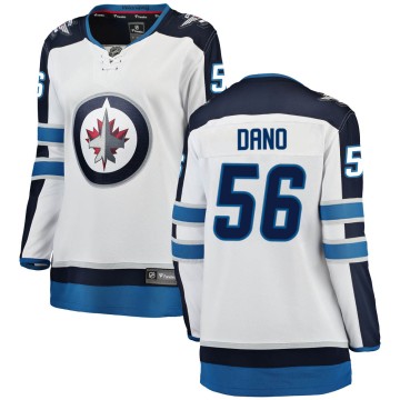 Breakaway Fanatics Branded Women's Marko Dano Winnipeg Jets Away Jersey - White