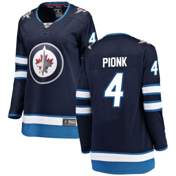 Breakaway Fanatics Branded Women's Neal Pionk Winnipeg Jets Home Jersey - Blue
