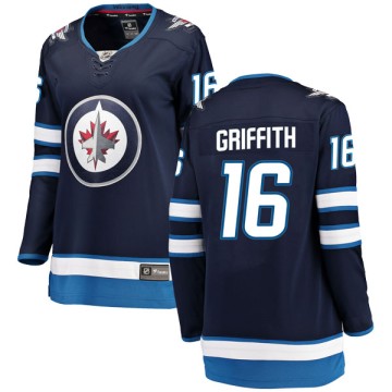 Breakaway Fanatics Branded Women's Seth Griffith Winnipeg Jets Home Jersey - Blue