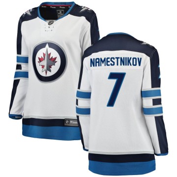 Breakaway Fanatics Branded Women's Vladislav Namestnikov Winnipeg Jets Away Jersey - White