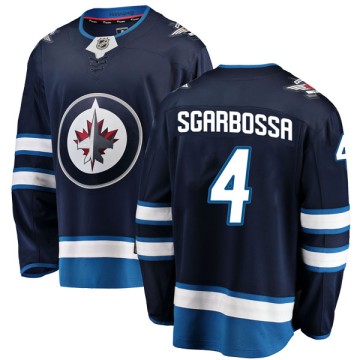 Breakaway Fanatics Branded Youth Michael Sgarbossa Winnipeg Jets Home Jersey - Blue