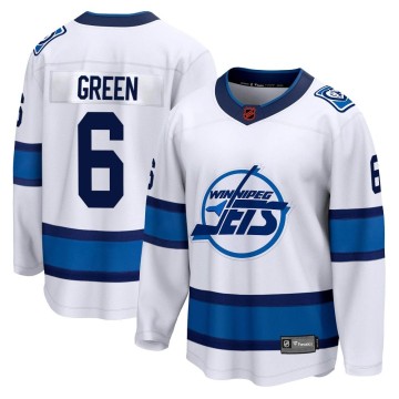 Breakaway Fanatics Branded Youth Ted Green Winnipeg Jets Special Edition 2.0 Jersey - White