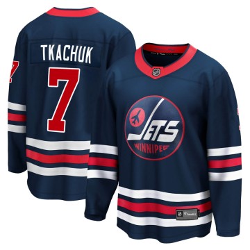 Premier Fanatics Branded Men's Keith Tkachuk Winnipeg Jets 2021/22 Alternate Breakaway Player Jersey - Navy