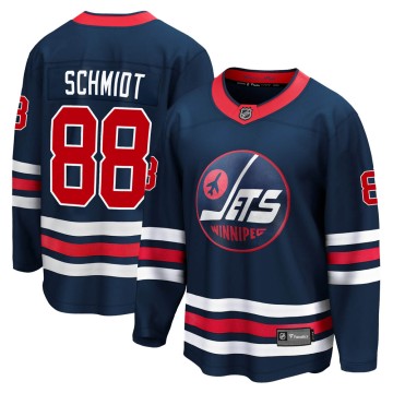 Premier Fanatics Branded Men's Nate Schmidt Winnipeg Jets 2021/22 Alternate Breakaway Player Jersey - Navy