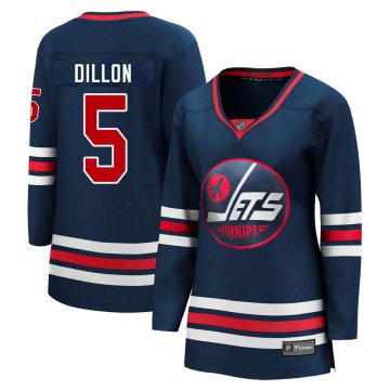 Premier Fanatics Branded Women's Brenden Dillon Winnipeg Jets 2021/22 Alternate Breakaway Player Jersey - Navy