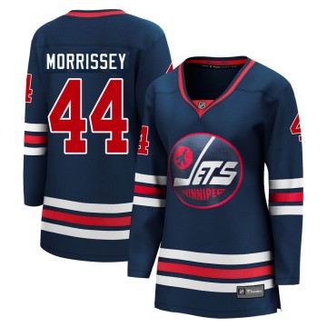 Premier Fanatics Branded Women's Josh Morrissey Winnipeg Jets 2021/22 Alternate Breakaway Player Jersey - Navy